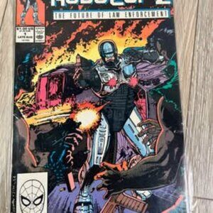 VINGTAGE 1990 (SEALED) MARVEL COMICS ROBOCOP 2 COMIC BOOK (VOLUME 1)